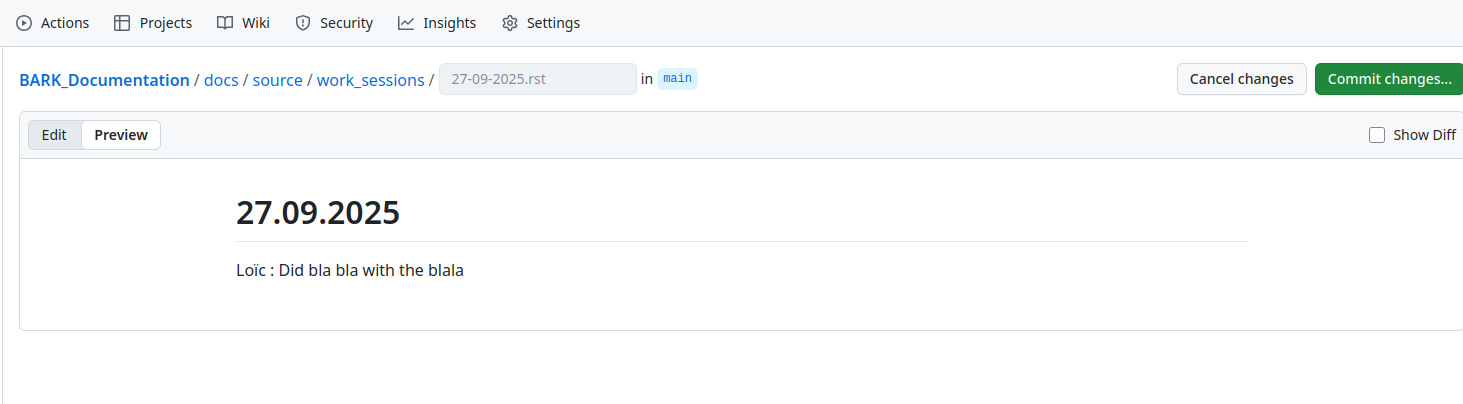 Preview your changes